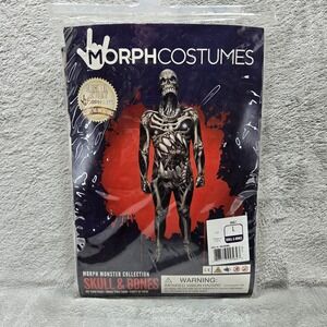 Morphcostumes Morph Monster Collection Skull & Bones Halloween Size Adult Large